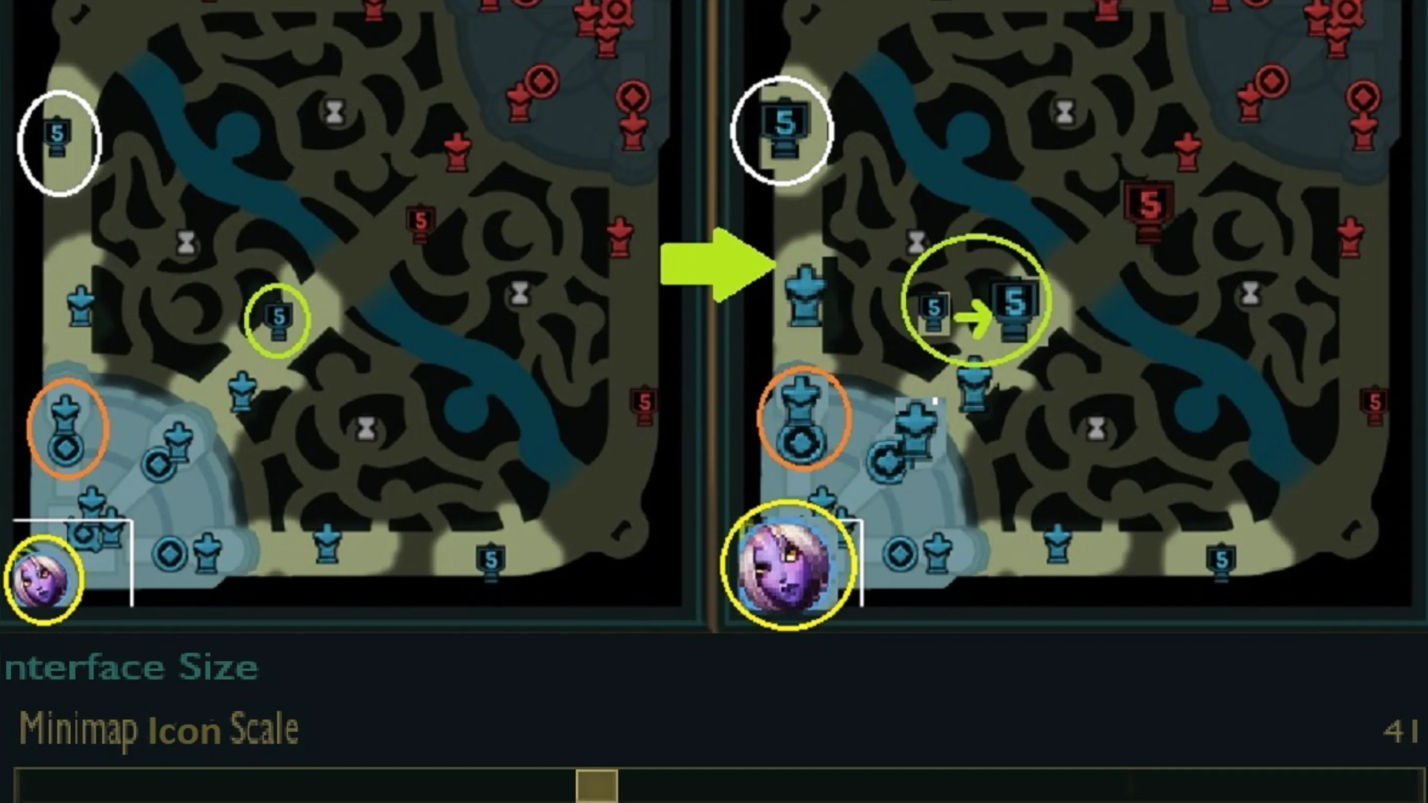 Best Minimap Settings in LoL